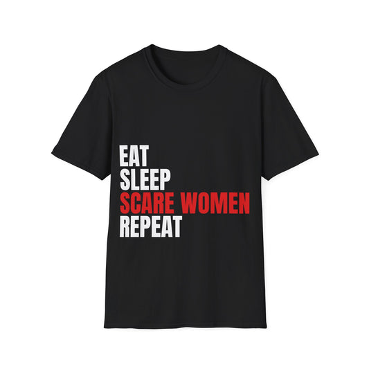 Eat Sleep Scare Women Repeat - WitFit - Printify