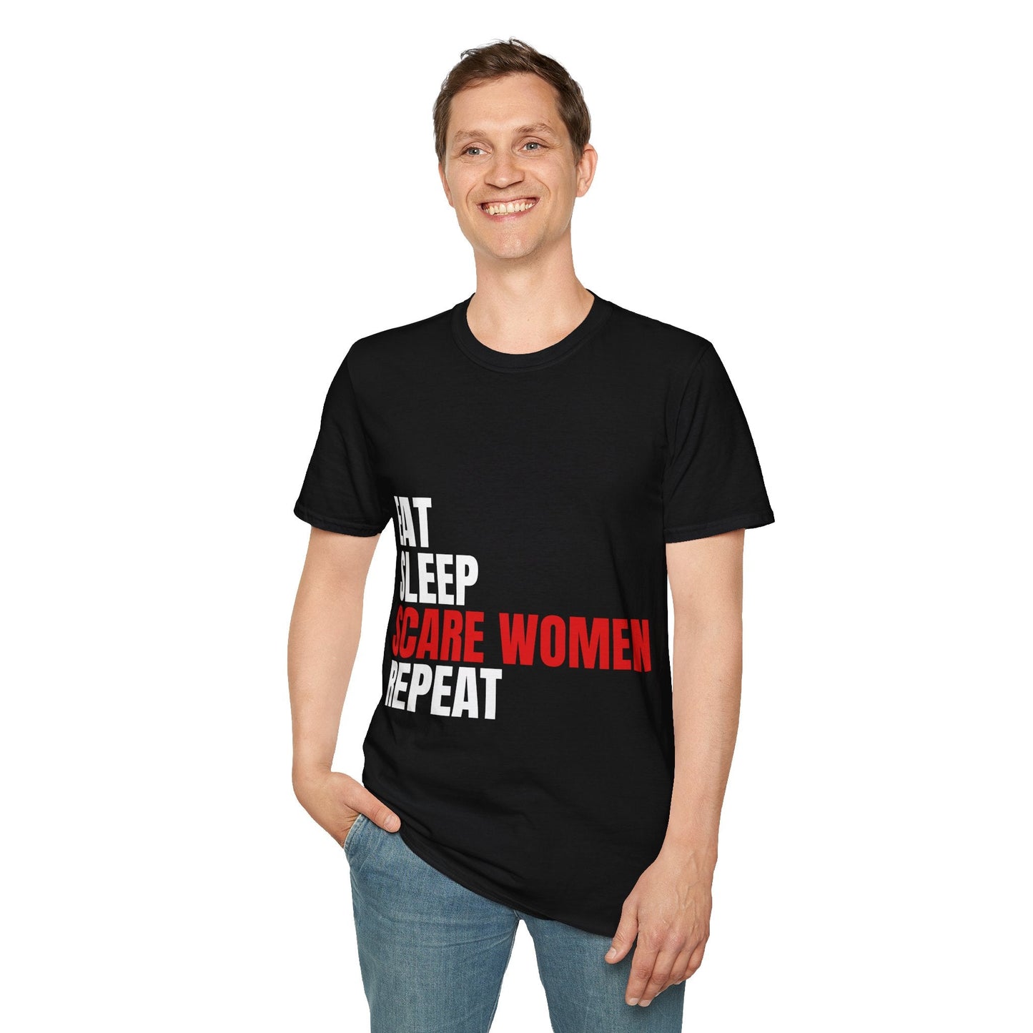 Eat Sleep Scare Women Repeat - WitFit - Printify