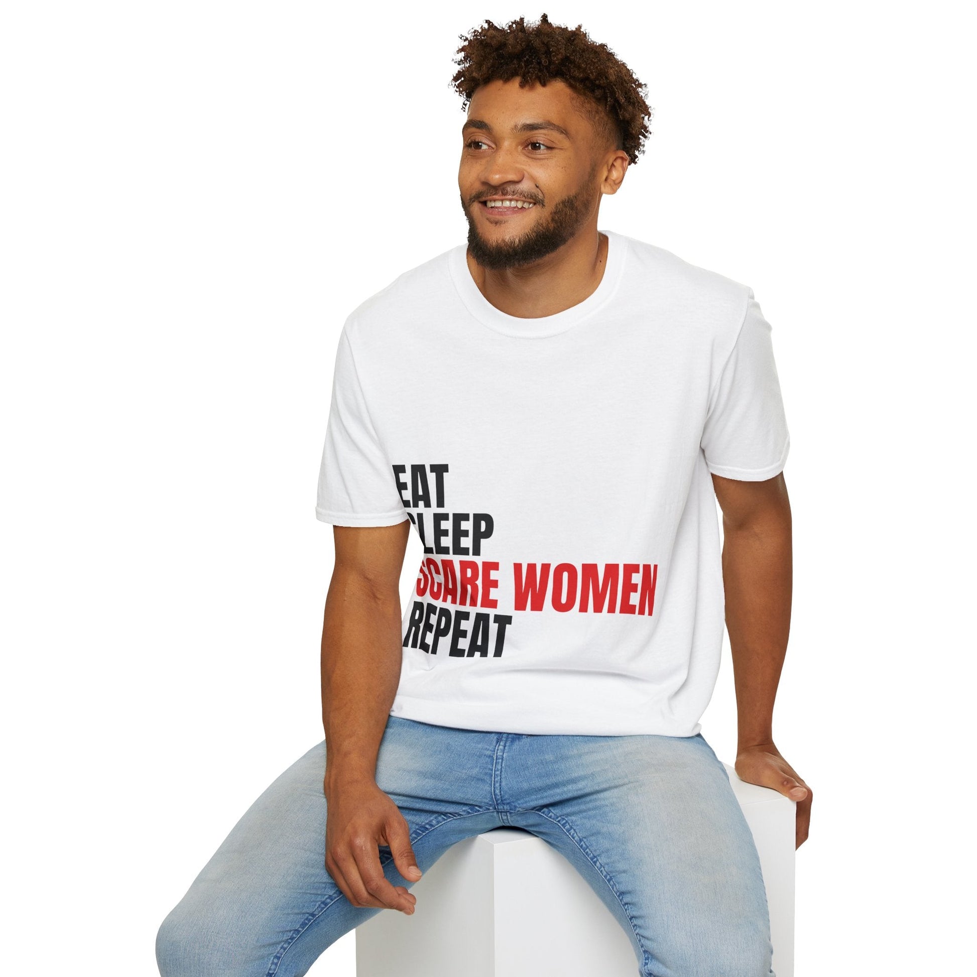 Eat Sleep Scare Women Repeat - WitFit - Printify