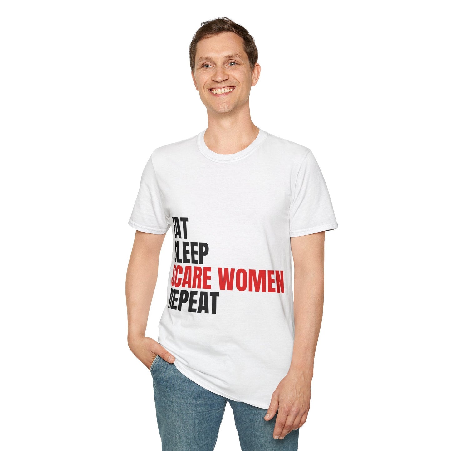 Eat Sleep Scare Women Repeat - WitFit - Printify