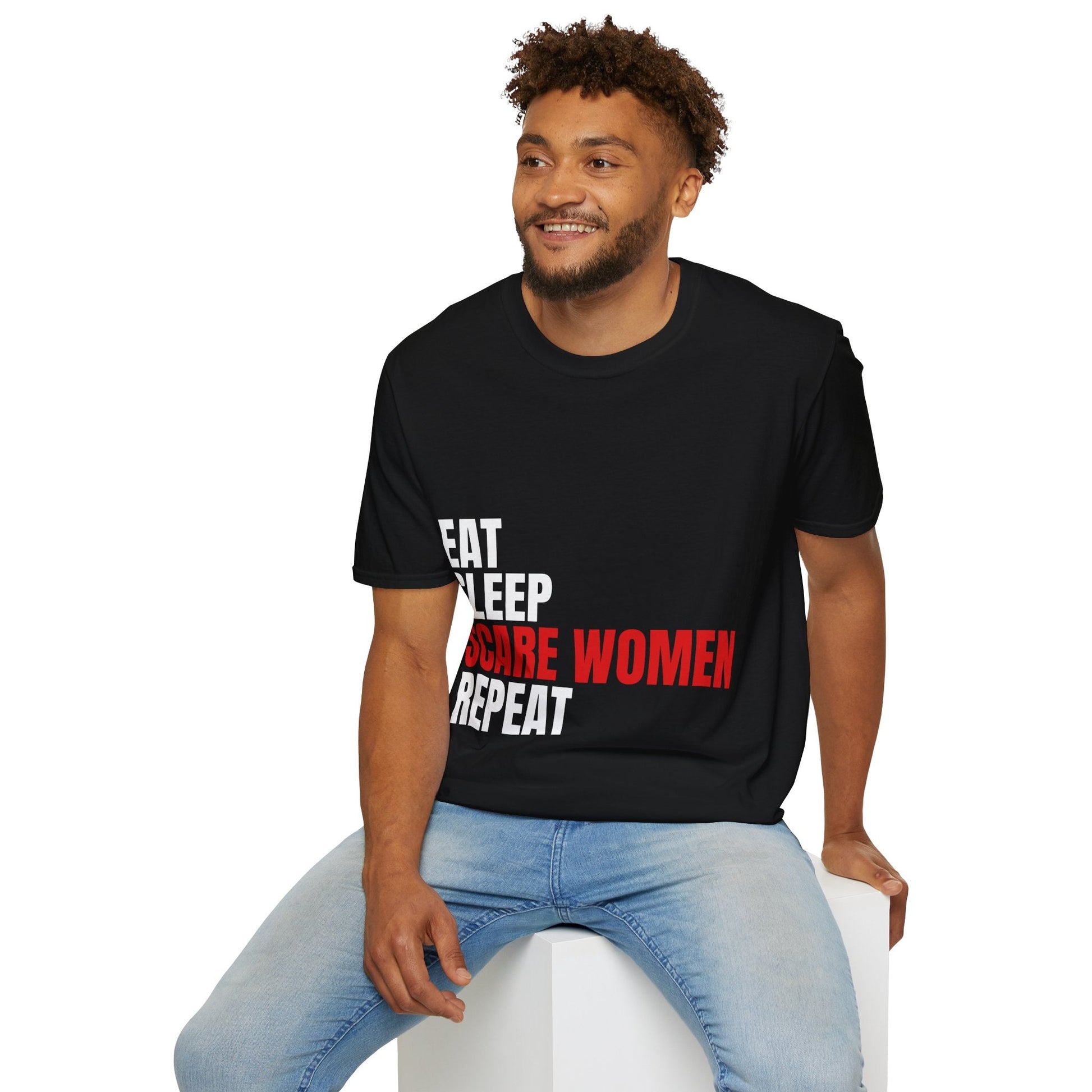 Eat Sleep Scare Women Repeat - WitFit - Printify