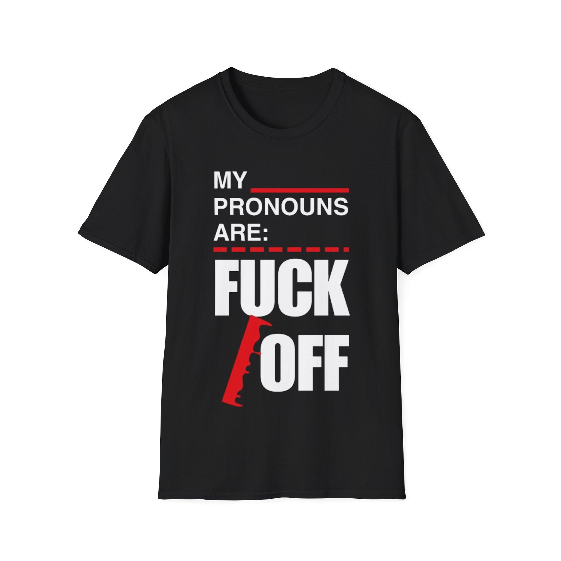 Pronouns Fuck/Off - WitFit - Printify