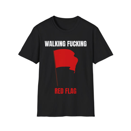 Red Flag T-Shirt - WitFit - Printify