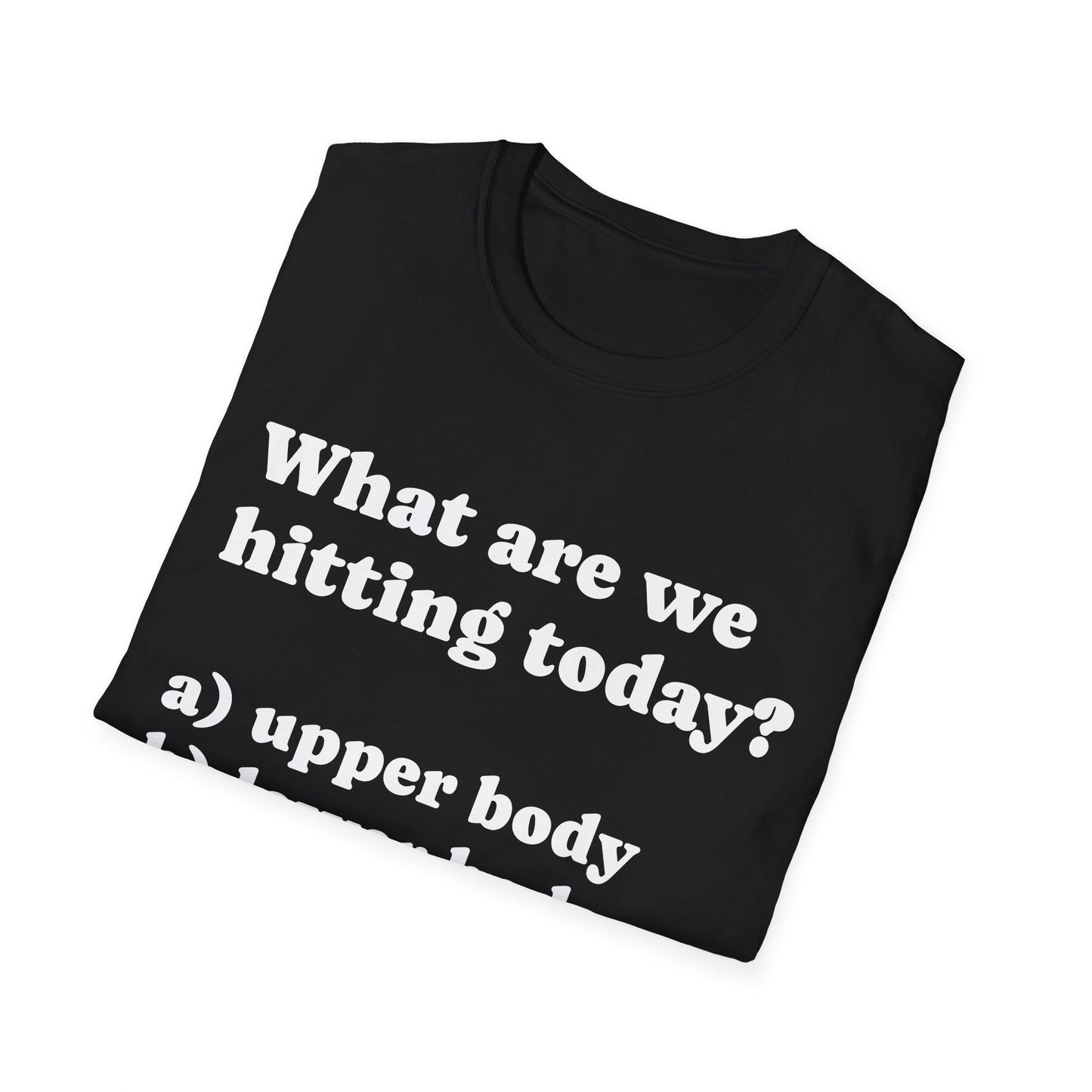 What are we hitting today T-shirt - WitFit - Printify